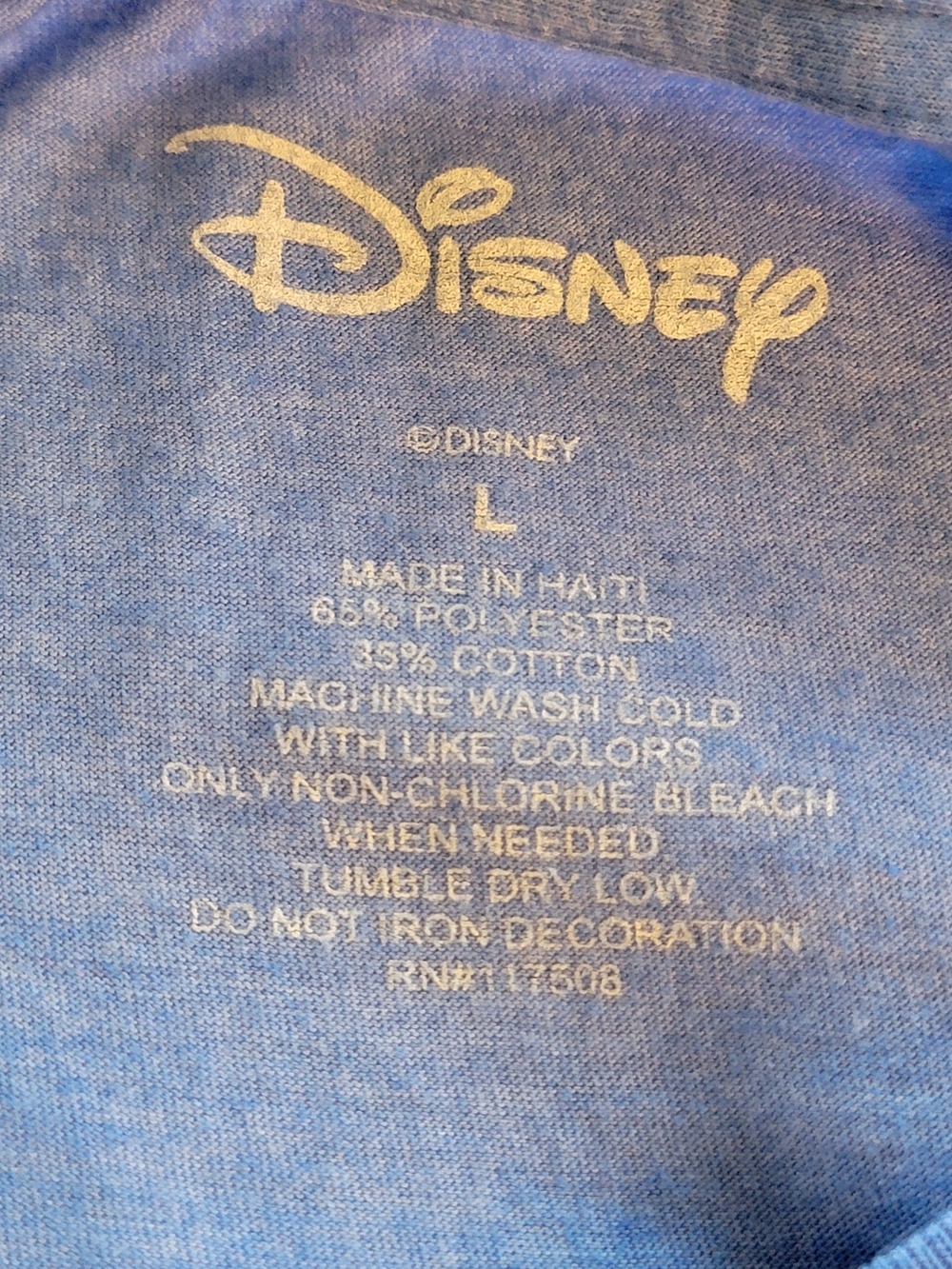 Disney Stitch "I Tried" Tee Shirt Size L - Picture 2 of 6